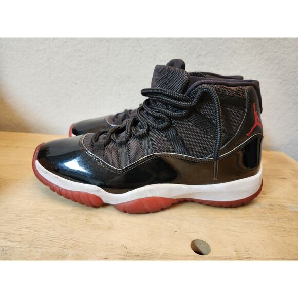 Nike Air Jordan‎ 11 Retro High Bred size 10 378037-061 OG XI Black - Picture 1 of 10